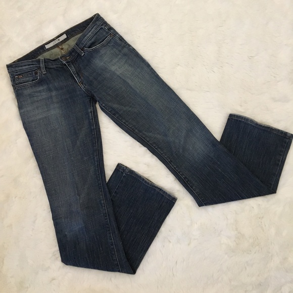 Joe's Jeans Dark Boot Cut Mid Rise Sz 27 - Picture 1 of 7